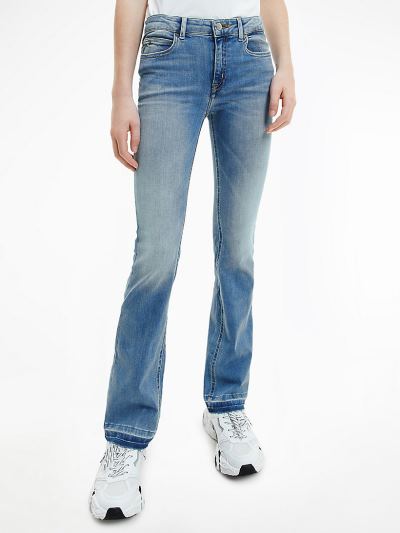 Calvin Klein Ruhák HU153828 | Calvin Klein Flared Lány Farmernadrág Világos Kék